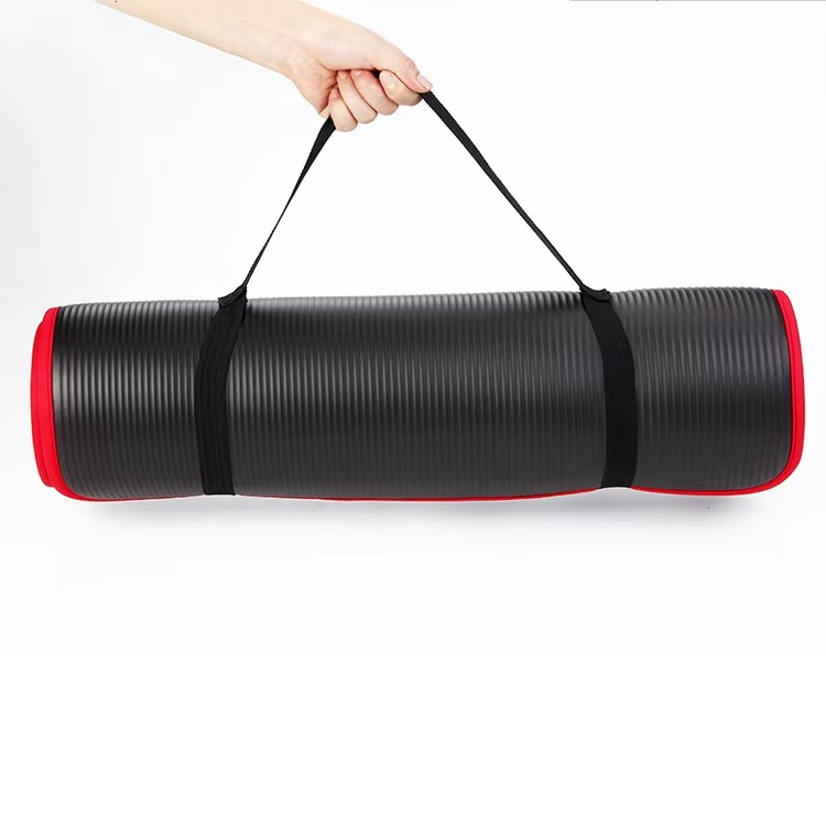 BowLift | Extra Thick 0.39inch Non-Slip Exercise and Yoga Mat with Carry Band