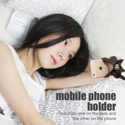 BowLift | ViewEase Phone Holder | 360° Flexible Arm | Universally Compatible | For Bed & Desk