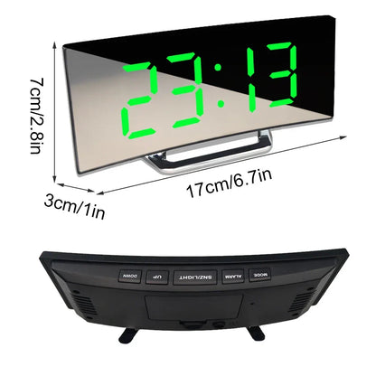 Skanto | Curved Screen Digital Alarm Clock