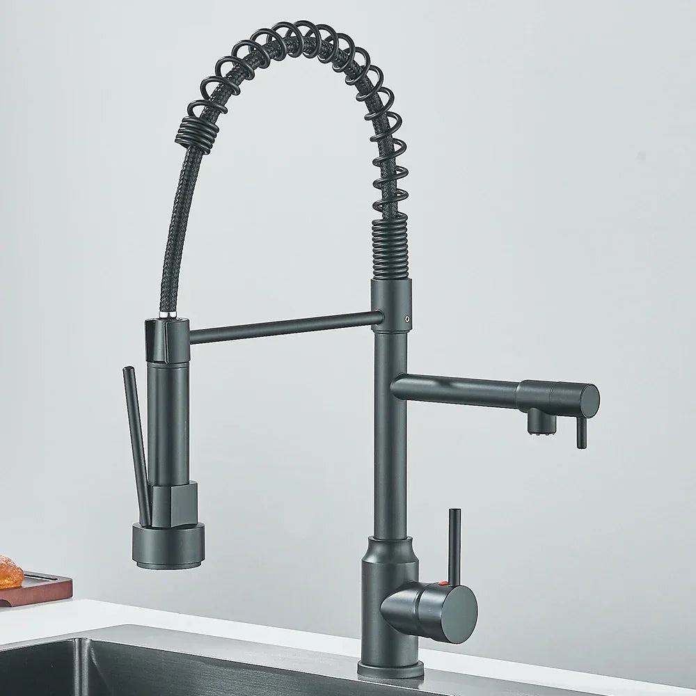 Skanto | SpringFlow – Kitchen Faucet with Double Outlet
