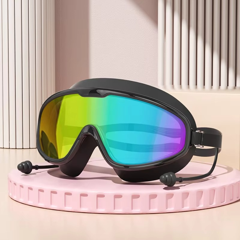 Adult swimming goggles with anti-fog coating – Stylish, UV-protective swimwear with a leak-proof fit