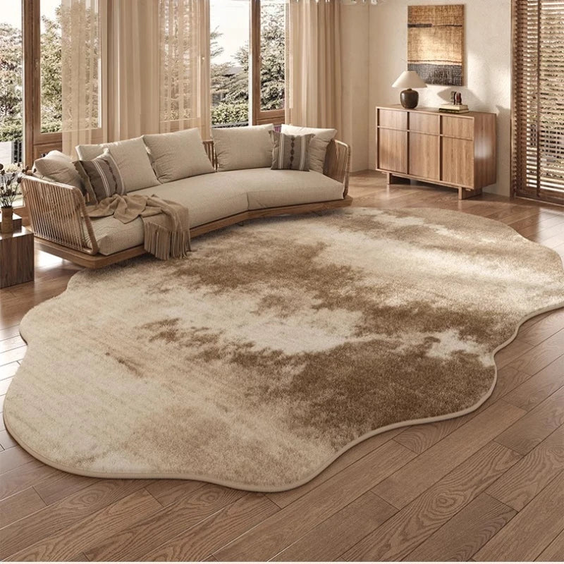 BowLift | Irregular Plush Rug Light Luxury Washable for Bedroom and Living Room