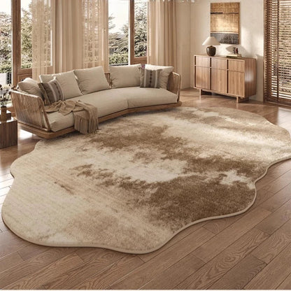 BowLift | Irregular Plush Rug Light Luxury Washable for Bedroom and Living Room