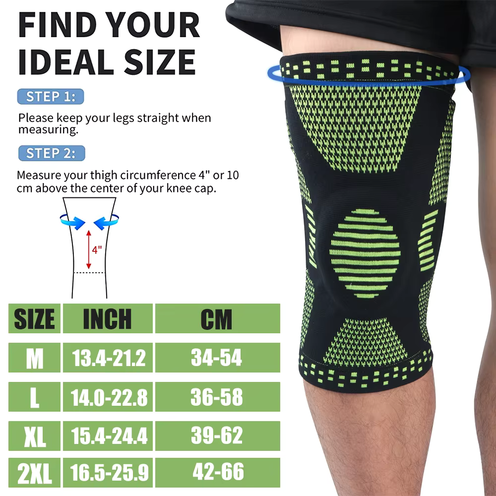 FlexiKnee Compression Bandage – Supportive Knee Bandage for Pain, Swelling, and Stiffness | Bowlift