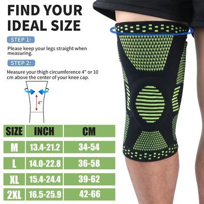 FlexiKnee Compression Bandage – Supportive Knee Bandage for Pain, Swelling, and Stiffness | Bowlift