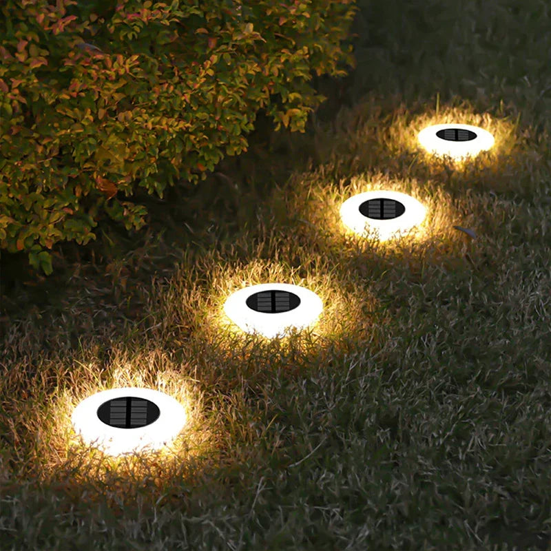 Solar Outdoor Path 4-piece Lights Brehn