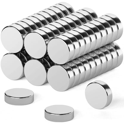 Skanto | Super Strong Neodymium Disc Magnets - Powerful Rare Earth Magnets for Fridge, DIY, Building, Science, Crafts & Office Use