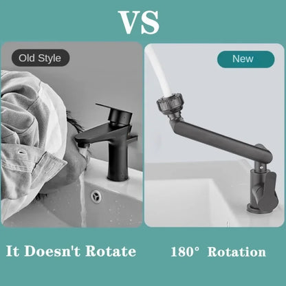 BowLift | Spray water protected mechanical universal swivel arm faucet