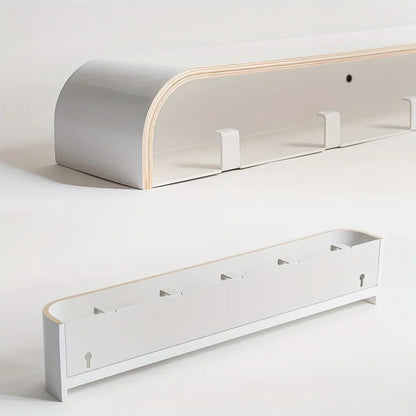 NordicHide Rack Wall Shelf with Shelf & Hidden Hooks Skanto