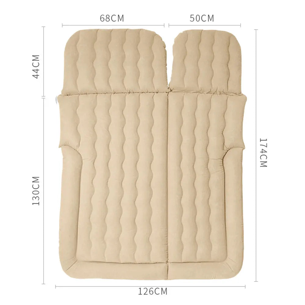 Skanto Skanto | Portable SUV Travel Air Mattress Pad - Inflatable Car Bed with 2 Pillows, Camping Mattress for Outdoor Adventures