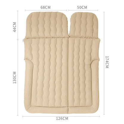 Skanto Skanto | Portable SUV Travel Air Mattress Pad - Inflatable Car Bed with 2 Pillows, Camping Mattress for Outdoor Adventures