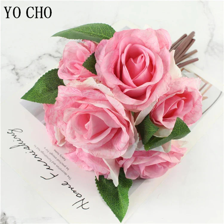 Skanto | Large Peony Silk Flower Bouquet Set