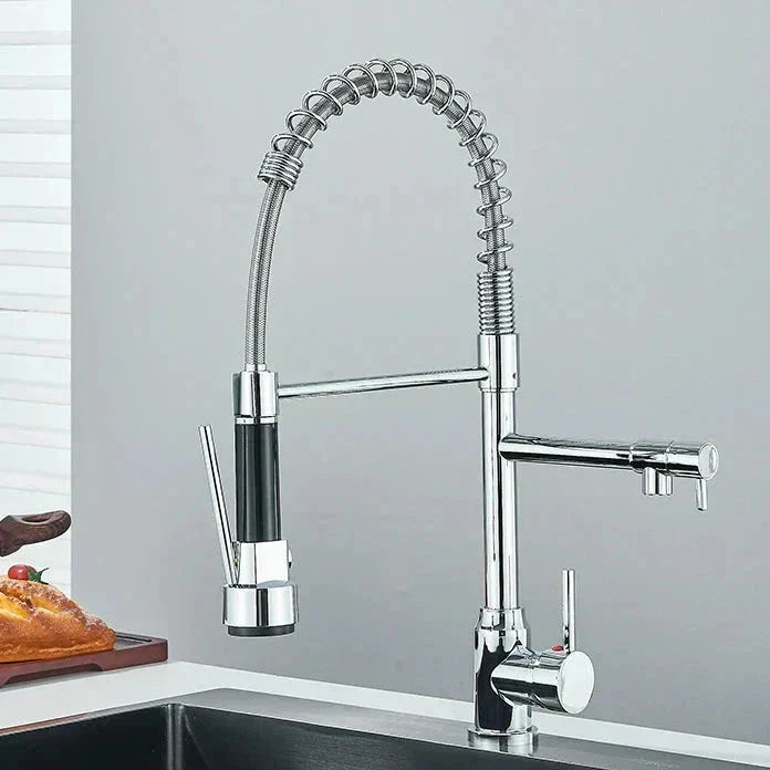 Skanto | NickelFlex Kitchen Faucet | 360° Rotation | Stainless Steel