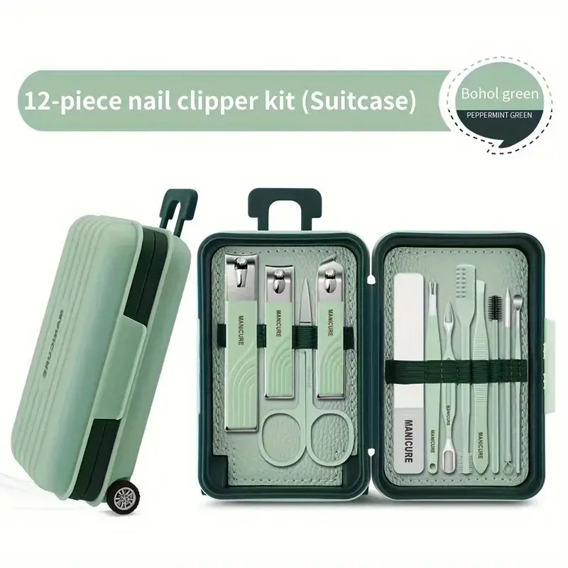 Skanto | 2023 New Anti-Splash Nail Clipper - Large Easy Nail Trimmer for Thick and Hard Nails, Household Items