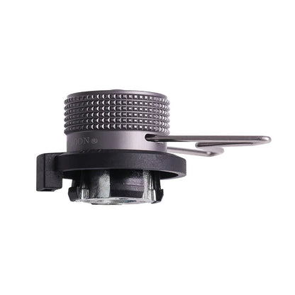 Skanto | Butane Canister Adapter with Holder: For Lindal Valve Output - 2024 Bottle Connection Thread Type