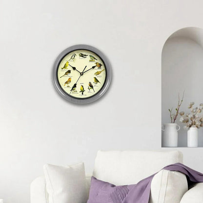 BirdSong Clock – 10-Inch Wall Clock for Stylish Interiors Skanto