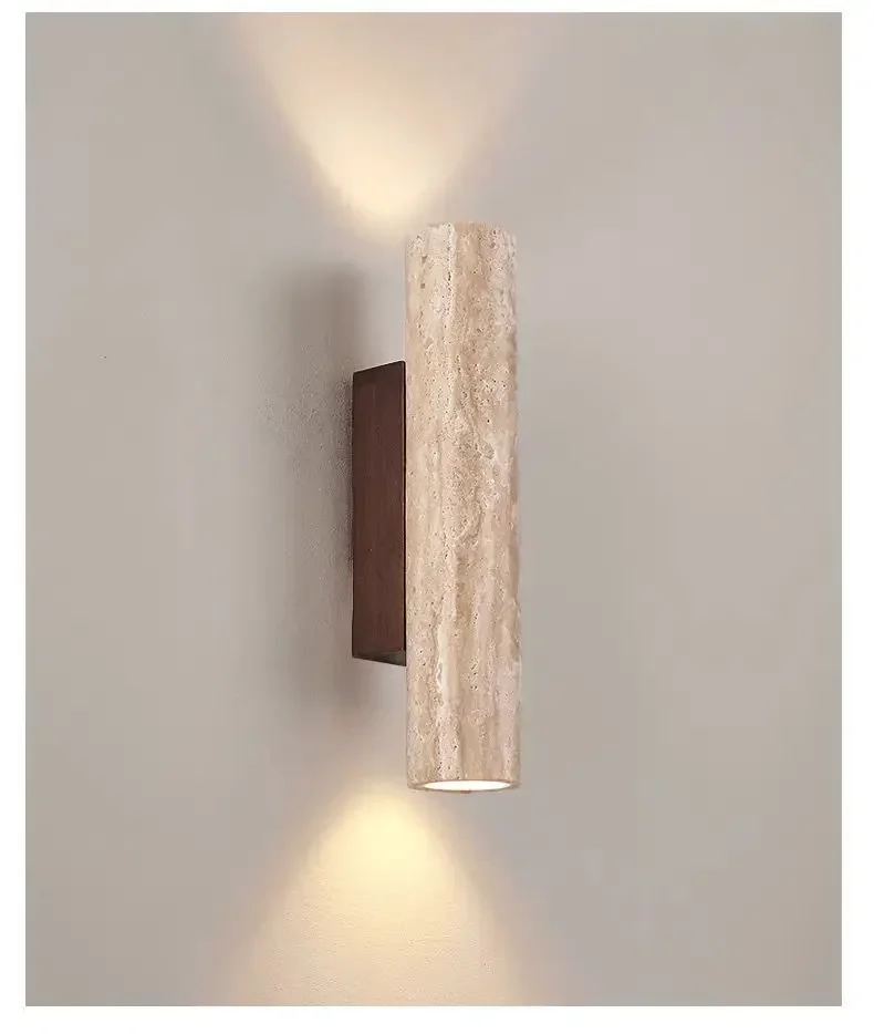 Skanto | LumeStone Wall Lamp – Luxurious LED Marble Light for Stylish Interiors