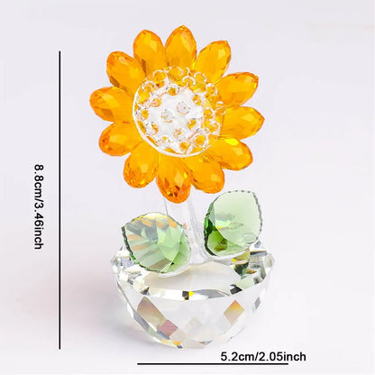 Crystal Glass Sunflower | Bowlift