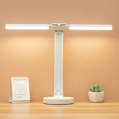 Adjustable Reading Lamp - Rechargeable Dimmable with Phone Table