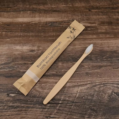 BowLift | Eco-Friendly Bamboo Toothbrush Set – 10 Pack Soft Bristle Brushes for Adults