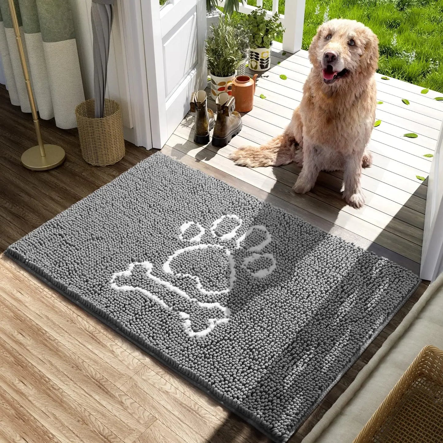 Skanto | Dog Doormat – Super Absorbent, Non-Slip Mat