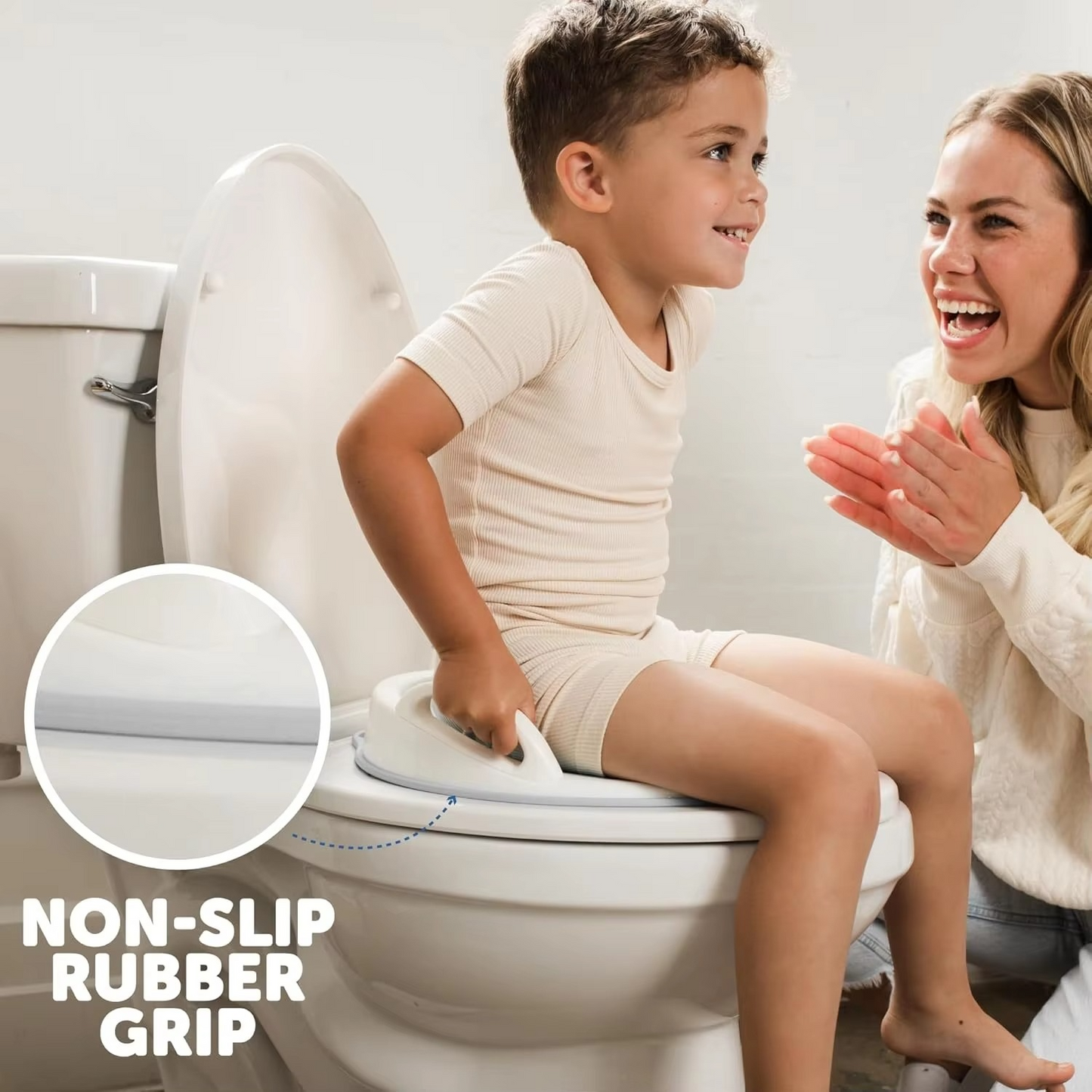 BowLift | Secure & Comfortable Toddler Potty Seat with Easy-Grip Handles