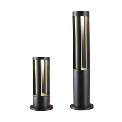 BowLift | Outdoor LED Bollard Light - Sleek Black Garden Pathway and Lawn Illuminator