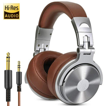 Oneodio Wired Studio Pro 50 & Pro 30 DJ Headphones with Mic - TWS Noise Cancelling HiFi Stereo Dynamic Headset