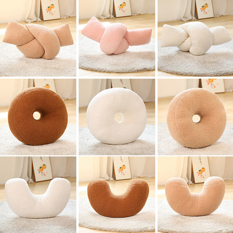 Plush Cushions - Doughnut, Globe, Arch and Knot | Bowlift