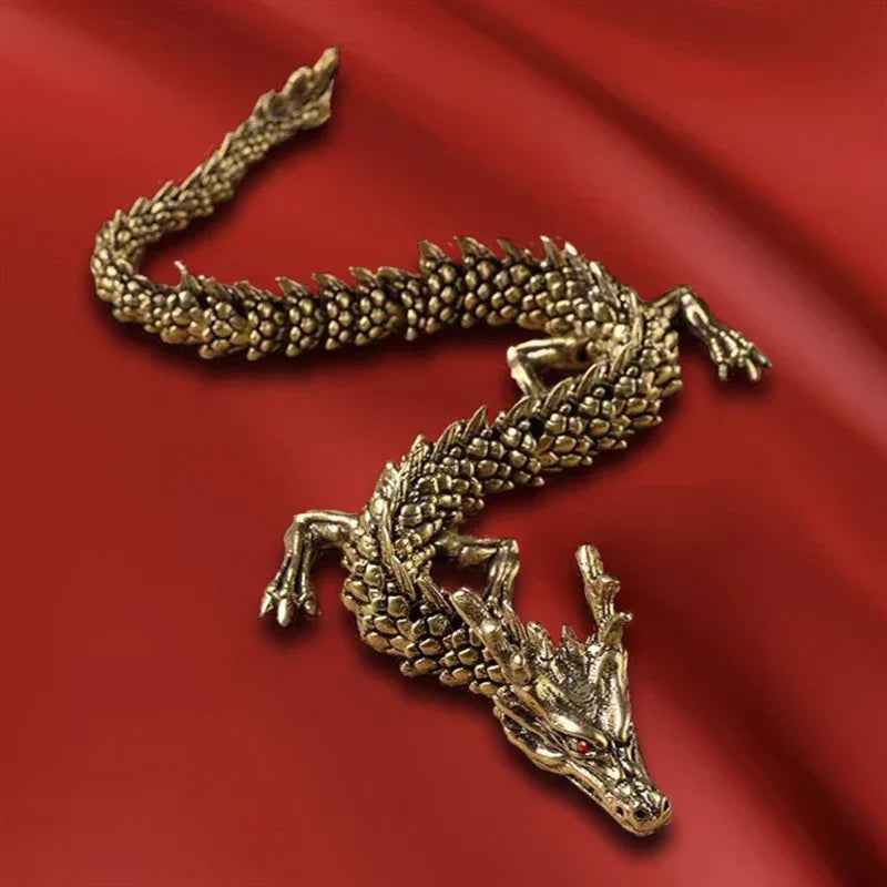 BowLift | Mystic Scales 3D Brass Dragon Home Decor