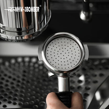 MHW-3BOMBER 51/53/58.5mm Espresso Puck Screen Double-Layer Metal Coffee Reusable Filter