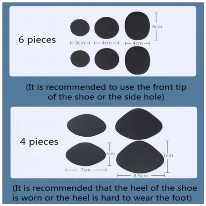Self-adhesive shoe repair patch