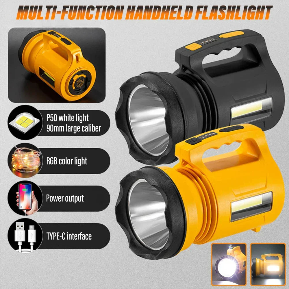 Skanto | High-Speed Handheld Rechargeable Multifunctional Portable Flashlight