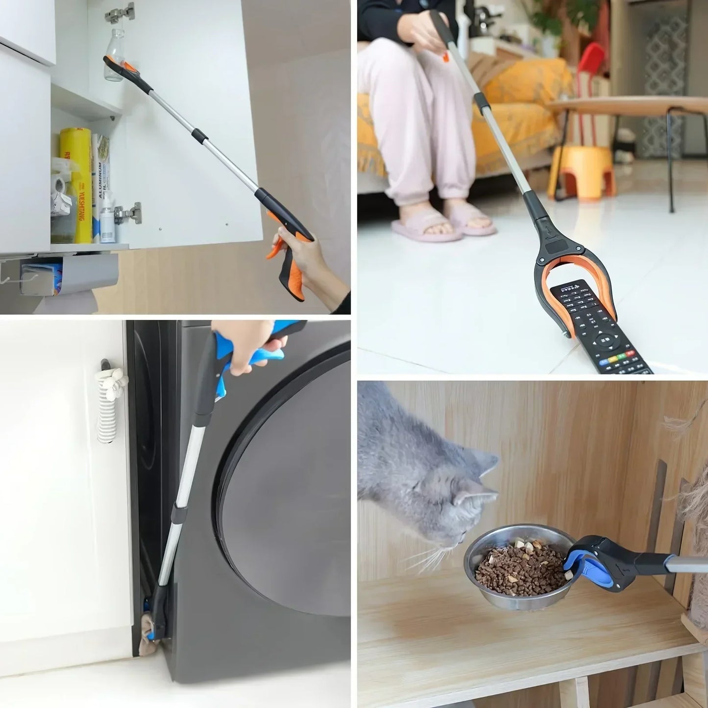 Skanto | 32-inch Grabber Tool – Lightweight, Sturdy 360° Rotating Clamp for Seniors, Pickup Tool
