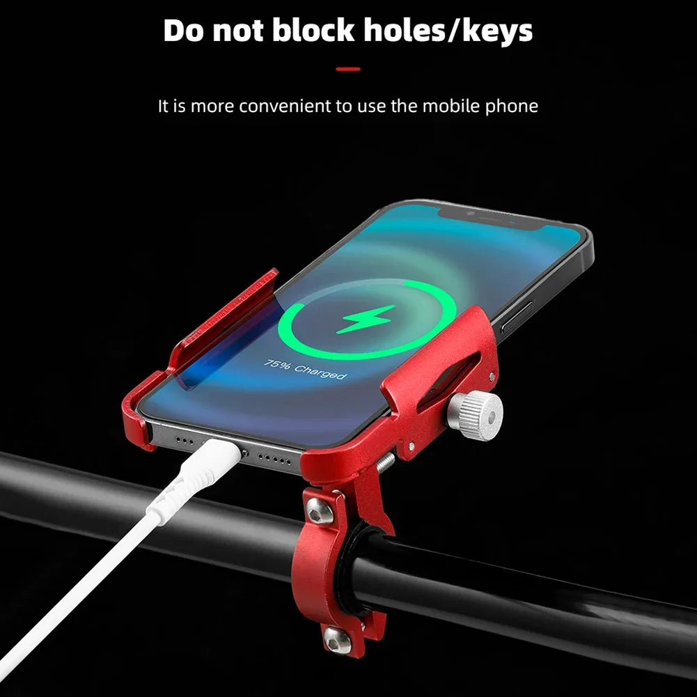 BowLift | Bicycle Phone Holder RideGrip 360 Pro | 360° Rotatable | Aluminum Alloy | Shockproof & Secure | For Bicycle, Motorcycle & E-Scooter