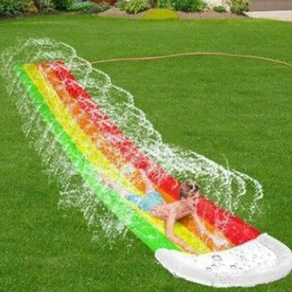 BowLift | AquaRush Water Slide | Inflatable Water Slide with Sprinkler Function | For Garden & Outdoor | Summer Fun for Kids