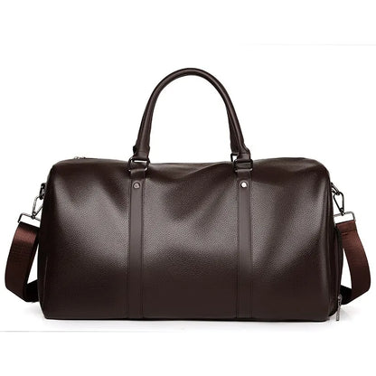 BowLift | Travel bag Ravemo Roadster | Retro sports bag made of waterproof PU | 44×33×21 cm | For short trips, training & motorcycling