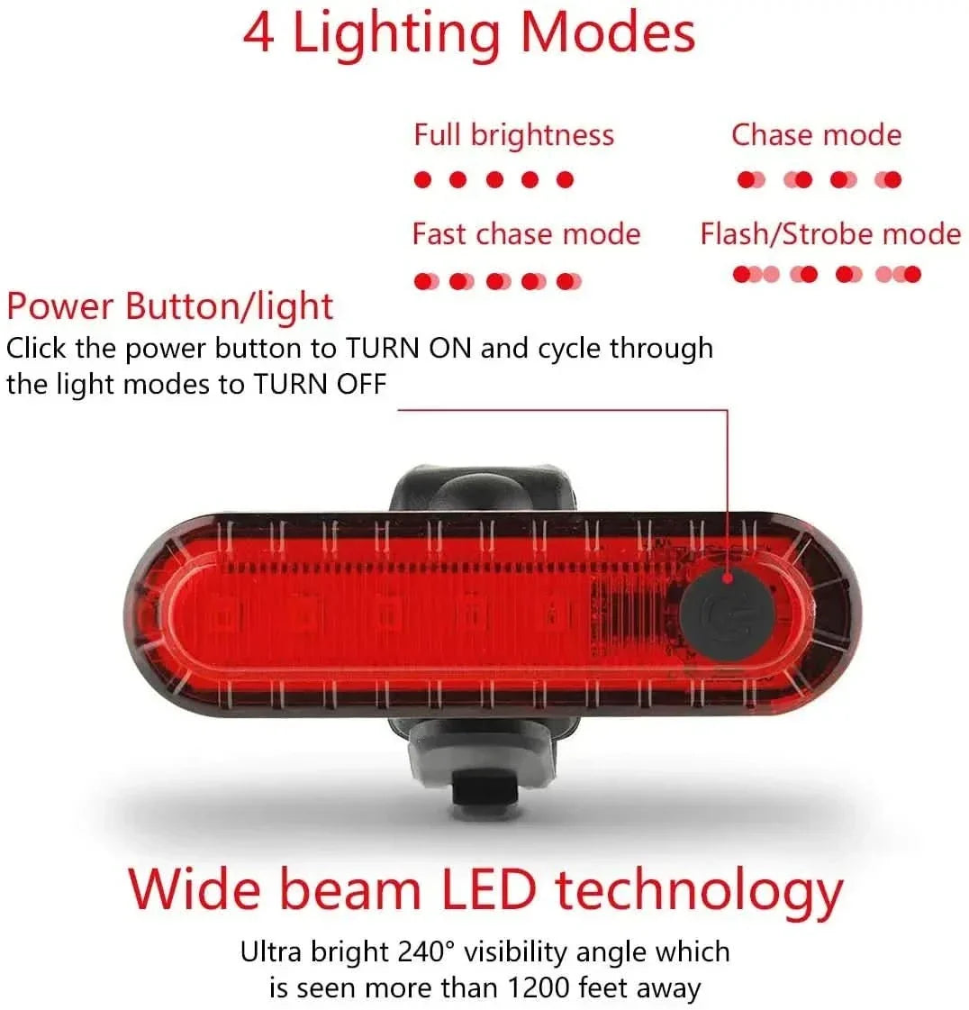 Skanto | RearSafe – USB Rechargeable Bike Taillight for Maximum Safety