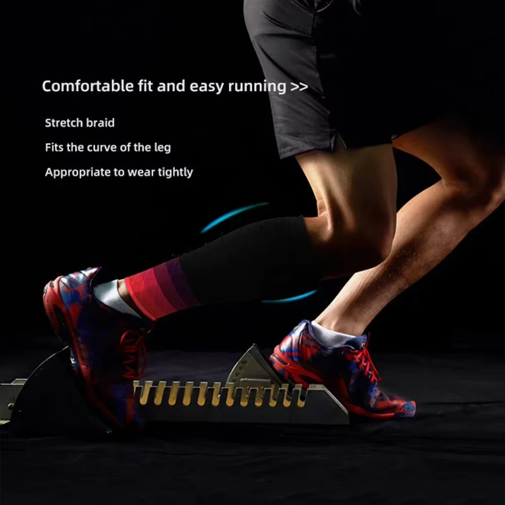 Skanto | Compression Leg Sleeves 20-30mmHg for Running and Calf Support