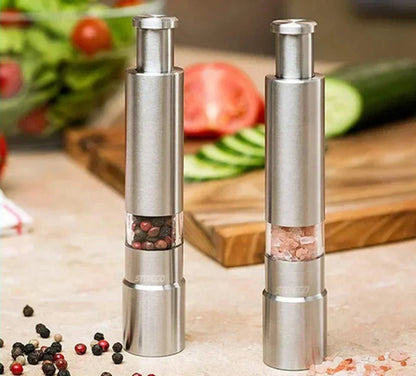 Skanto | Stylish Pepper and Salt Grinder with Manual Mechanism