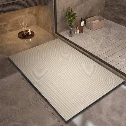 Skanto | Super Absorbent Non-Slip Bath Mat Quick-Drying Shower Rug