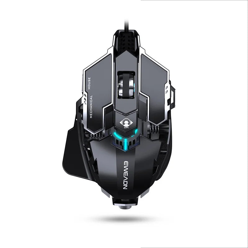 Brehn | Ergonomic RGB Mechanical Metal Wired Gaming Mouse