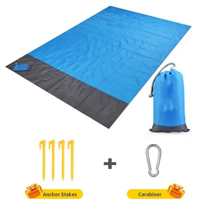 BowLift | TerraLoom Beach Blanket | 210 x 200 cm | Sand-free & Waterproof | Ultra-light & Large