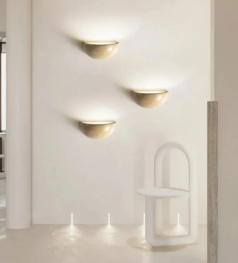 Skanto | SabiGlow - Organic Stone Wall Light