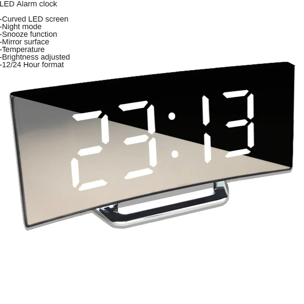 Skanto | Curved Screen Digital Alarm Clock