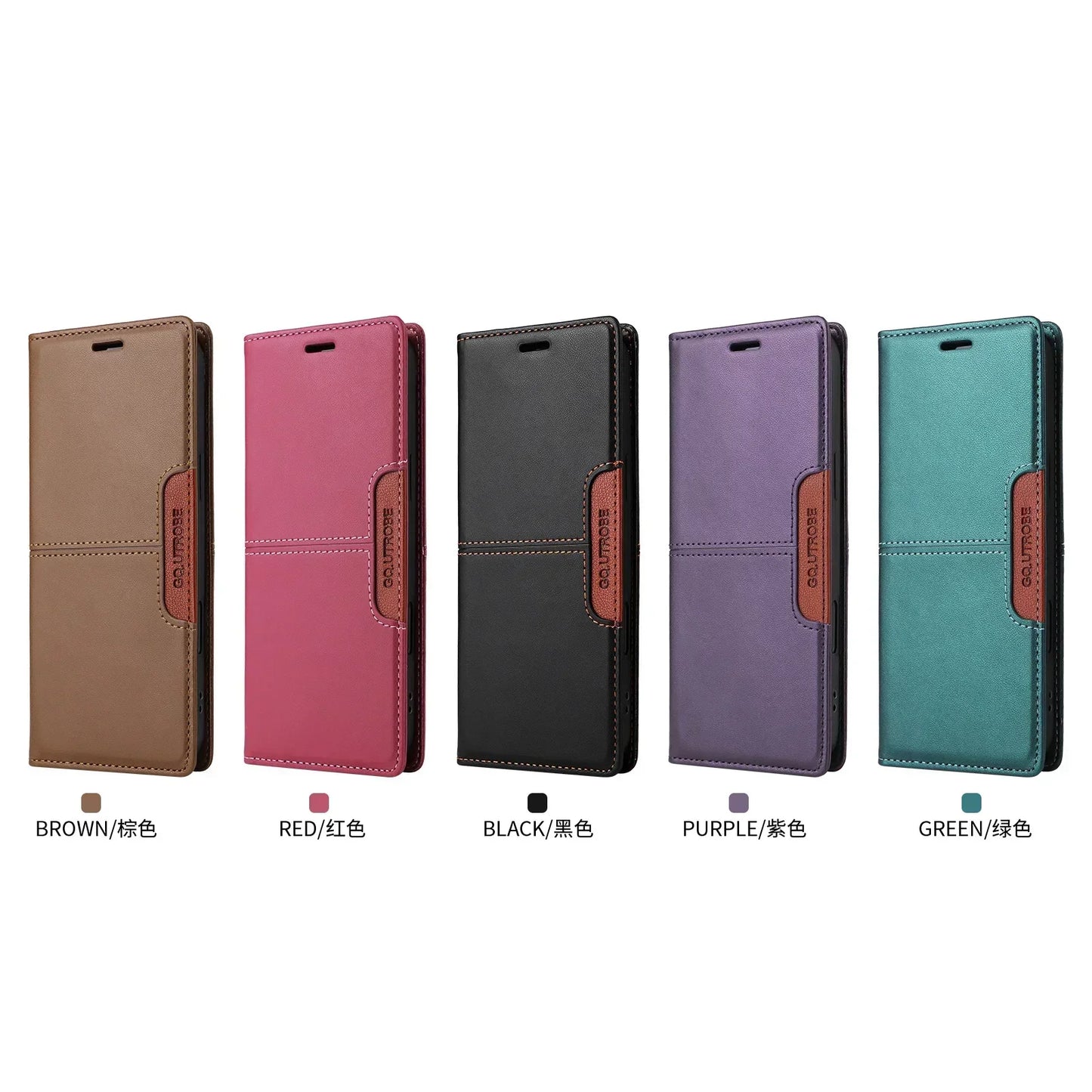 Sandsberg | RFID Leather iPhone 16/15 Magnetic Flip Wallet Case