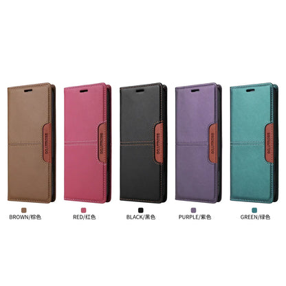 Sandsberg | RFID Leather iPhone 16/15 Magnetic Flip Wallet Case