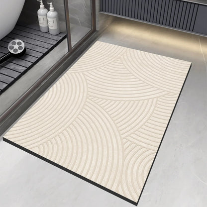 Skanto | Super Absorbent Non-Slip Bath Mat Quick-Drying Shower Rug