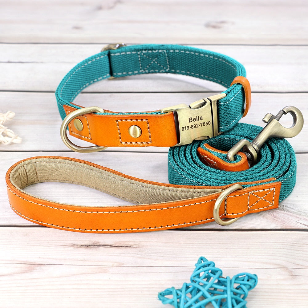 Skanto | Custom Dog Collar - Leash Set