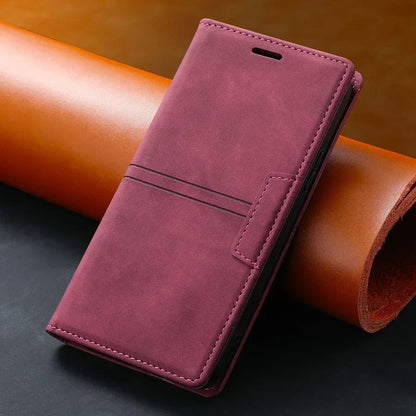 Skanto Leather Wallet Case Flip Cover - Google Pixel
